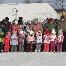 Лыжня России малыши