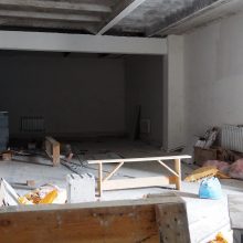 Скоро он появится: в Талице идет ремонт помещения для кинотеатра