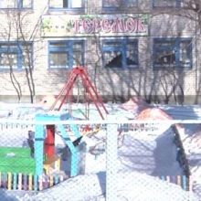 Детский садик «Теремок» украшает двор