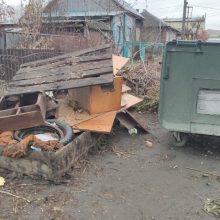 А из нашего окна куча мусора видна…